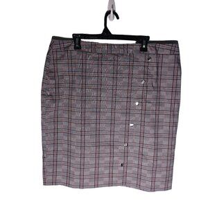 Womens Pencil Skirt Plus Size 2X Plaid Academia Preppy Office Siren Librarian